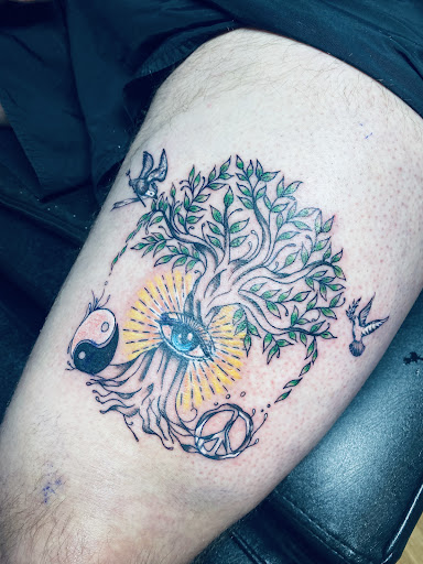 Explore tattoo ideas for men stencils, creative tattoo ideas in Kokomo, available at Happys Tattoo Studio