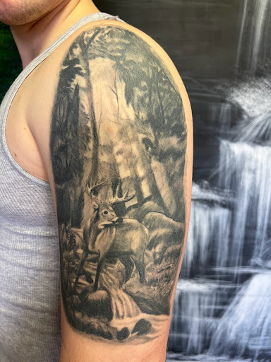 Explore tattoo ideas script, creative tattoo ideas in Princeton, available at The Asylum Tattoos & Fine Art