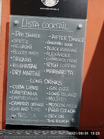 Menu du Barchetta à Argegno