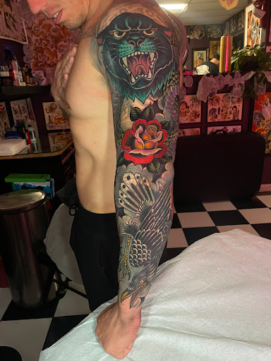 Explore zoro tattoo ideas, creative tattoo ideas in Georgetown, available at Iron Rite Tattoo South