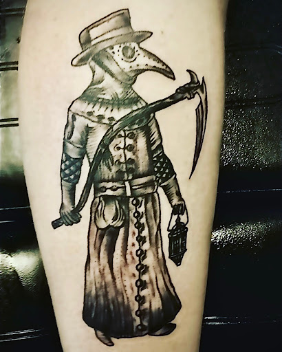 Explore black lab tattoo ideas, creative tattoo ideas in Merritt Island, available at Surfing Samurai Tattoo