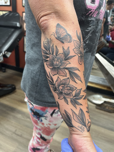Explore lineman tattoo ideas, creative tattoo ideas in Hernando, available at Blue Panther Tattoo Co