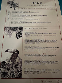 Uma Nota à Paris menu