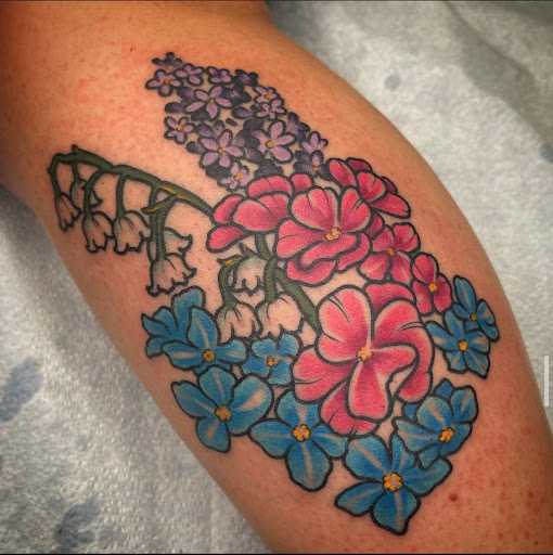 Explore behind the ear tattoo ideas for guys, creative tattoo ideas in Delmar, available at Resolute Tattoo