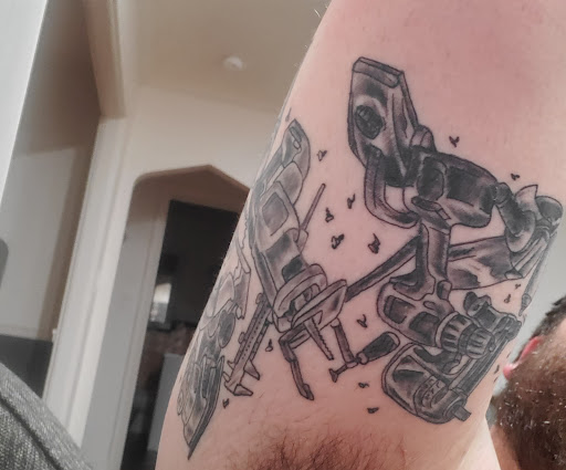 Explore left hand tattoo ideas, creative tattoo ideas in Pittsburgh, available at Art FX Tattoo Inc