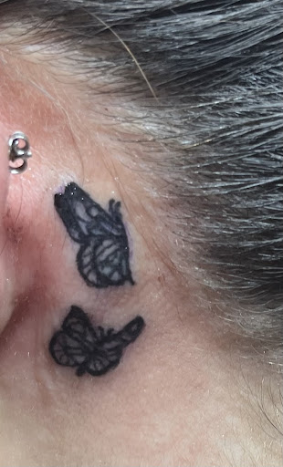 Explore patch tattoo ideas, creative tattoo ideas in Baytown, available at Vudoo Tattoo and Body Piercing