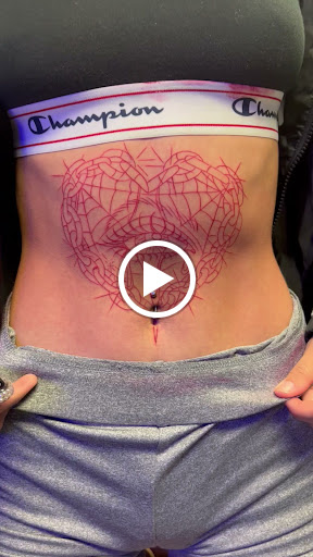 Explore pentagram tattoo ideas, creative tattoo ideas in Garden Grove, available at Ashes 2 Ink Tattoo and Piercing LLC