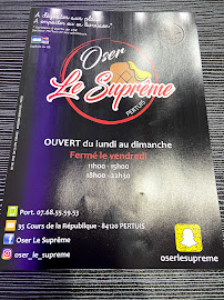 Photos du propriétaire du Restauration rapide Oser le suprême à Pertuis - n°6