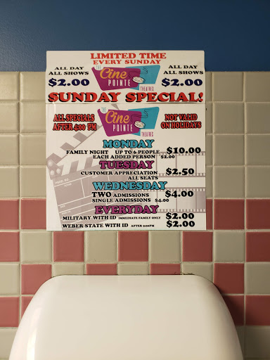 Movie Theater «Cinepointe 6 Theaters», reviews and photos, 151 12th St, Ogden, UT 84404, USA
