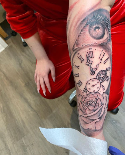 Explore frozen tattoo ideas, creative tattoo ideas in New Haven, available at Dali Tattoos LLC