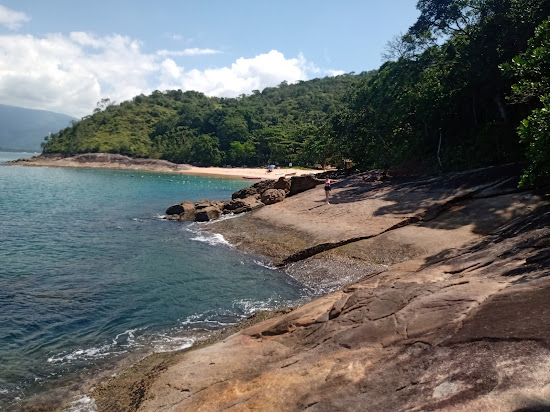 Praia Sul da ilha do Tamandua