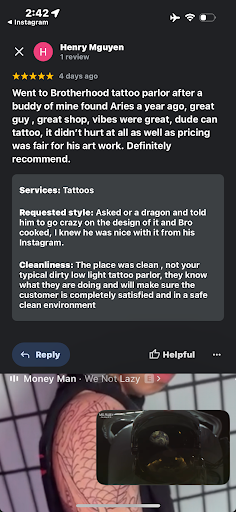 Explore motocross tattoo ideas, creative tattoo ideas in Norcross, available at Brotherhood Tattoo