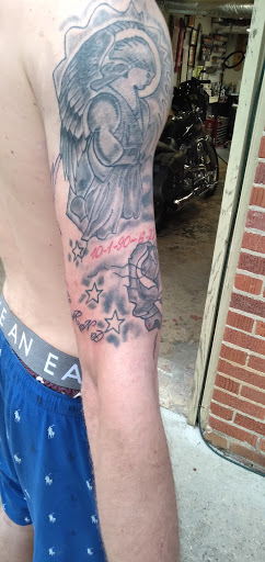 Explore simple stick and poke tattoo ideas, creative tattoo ideas in Meridian, available at SK-Tattoo1