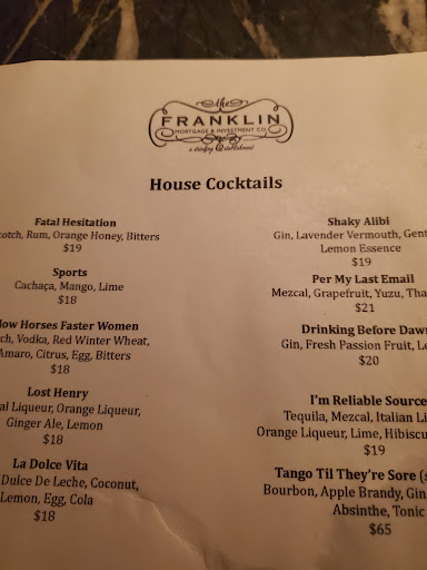 Bar «The Franklin Bar», reviews and photos