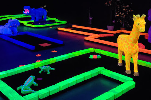 Safari Mini Golf located in Laser Blasters at Vancouver Mall