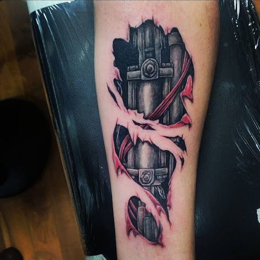 Explore name tattoo ideas for guys, creative tattoo ideas in Valparaiso, available at Elysium Studios