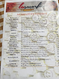 Menu / carte de La Smorfia - Napoli à Naples