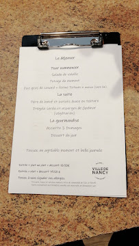Restaurant Ville De Nancy [Ribeauvillé] à Ribeauvillé menu