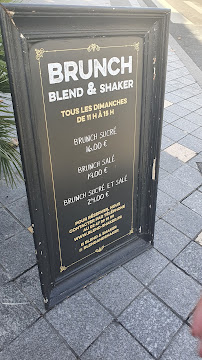 Restaurant Blend & Shaker à Tours - menu / carte