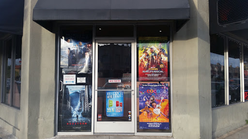 Movie rental kiosk Orange