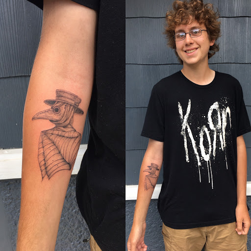 Explore arm sleeve tattoo ideas for men, creative tattoo ideas in Spokane, available at Ron LeMay Tattoo