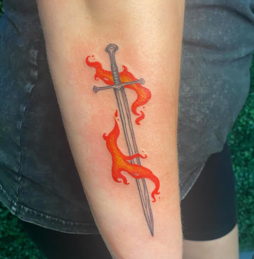 Explore tattoo ideas for women in arm, creative tattoo ideas in Oviedo, available at Fine Ink Studios Tattoos