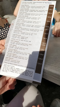 HEGOA CAFE à Hendaye menu
