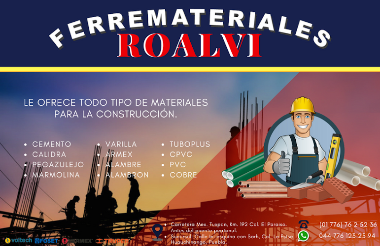 FERREMATERIALES PARA CONSTRUCCIÓN ROALVI