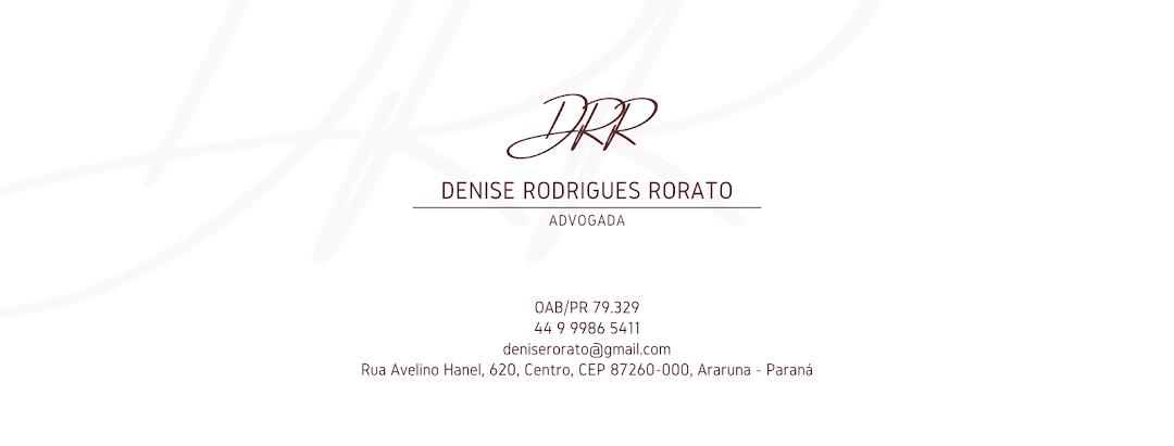 Denise Rodrigues Rorato Advogada