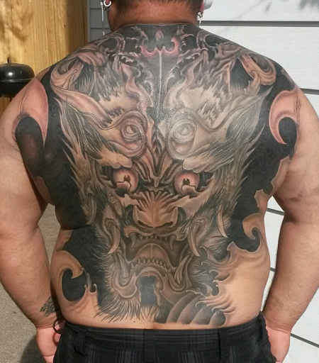 Explore correctional officer tattoo ideas, creative tattoo ideas in Springfield, available at Red Tip Tattoos