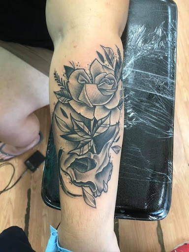 Explore elder scrolls tattoo ideas, creative tattoo ideas in Bullhead City, available at Smoke and Dagger Tattoo