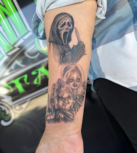 Explore fairy sleeve tattoo ideas, creative tattoo ideas in Peoria, available at Modern Ink Tattoo