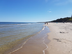 Foto von Grzybowo Baltycka Beach mit lange, gerade küste