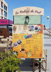 Carte du La Bodega du port à Argelès-sur-Mer