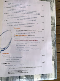 Menu du La Pizzeria à Crest