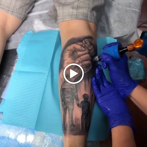 Explore tattoo cross ideas for men, creative tattoo ideas in Garden Grove, available at Anna Hang Tattoo