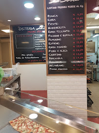 Menu / carte de Pizzeria La Sosta Gastronomia Tavola Calda Friggitoria à Rome