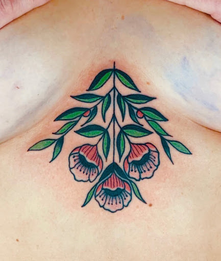 Explore ghostface tattoo ideas, creative tattoo ideas in Philadelphia, available at Floating World Tattoos and Body Piercing