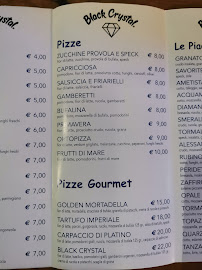 Black Crystal Pizzeria LoungeBar e Disco Pub à Lodi Vecchio menu