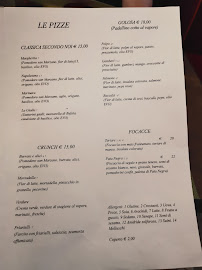 Menu du Claudio AlVicolo à Orvieto