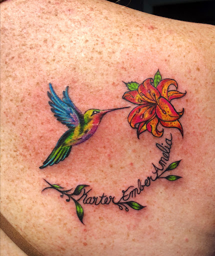 Explore good and evil tattoo ideas, creative tattoo ideas in Williamsburg, available at Relentless Ink