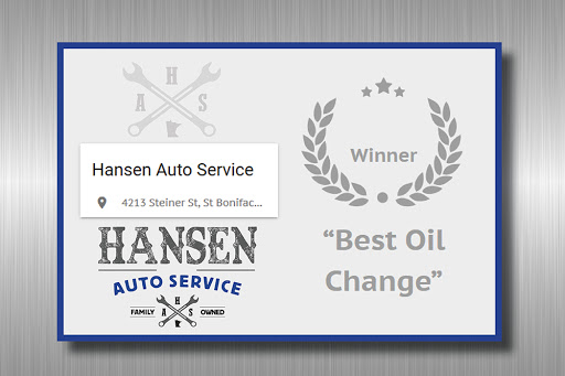 Auto Repair Shop «Hansen Auto Service», reviews and photos, 4213 Steiner St, St Bonifacius, MN 55375, USA