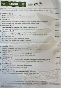 Menu / carte de Engadina B&b e Bar à Livigno