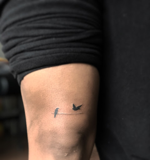 Find long distance best friend tattoo ideas for your next unique tattoo in Scarsdale at Damm Nice Tattoo & Body Art