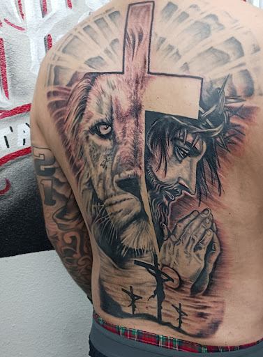 Find robotic tattoo ideas for your next unique tattoo in Abilene at Freshink tattoo studio