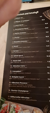 Le Feu Belm à Belm menu