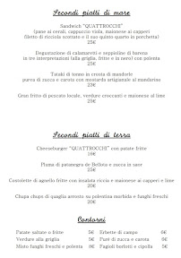Menu du Ristorante Enoteca Quattrocchi à Lido di Jesolo