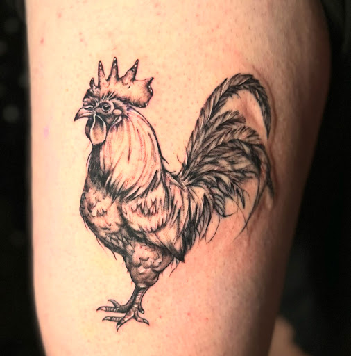 Explore military dog tag tattoo ideas, creative tattoo ideas in Houston, available at 333 Tattoo Studio HTX