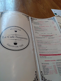 Café Serpente à Chartres menu