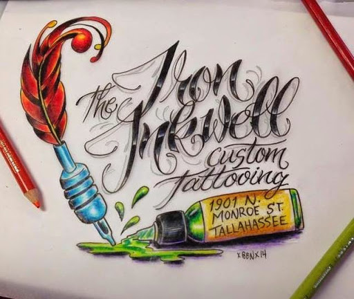 The Iron Inkwell Custom Tattoos & Piercings, 1901 N Monroe St Suite D, Tallahassee, FL 32303, USA, 